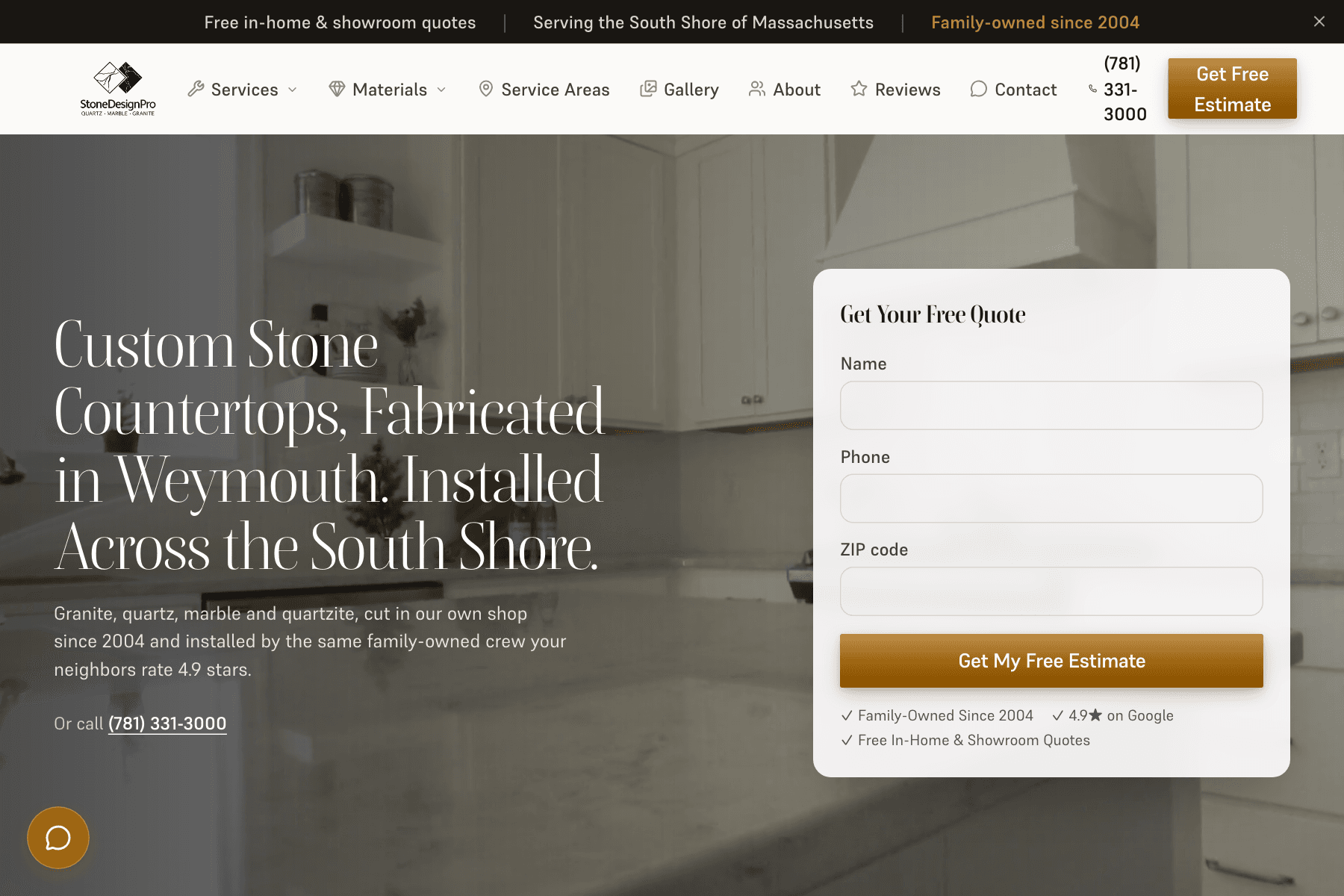 Stone Design Pro website