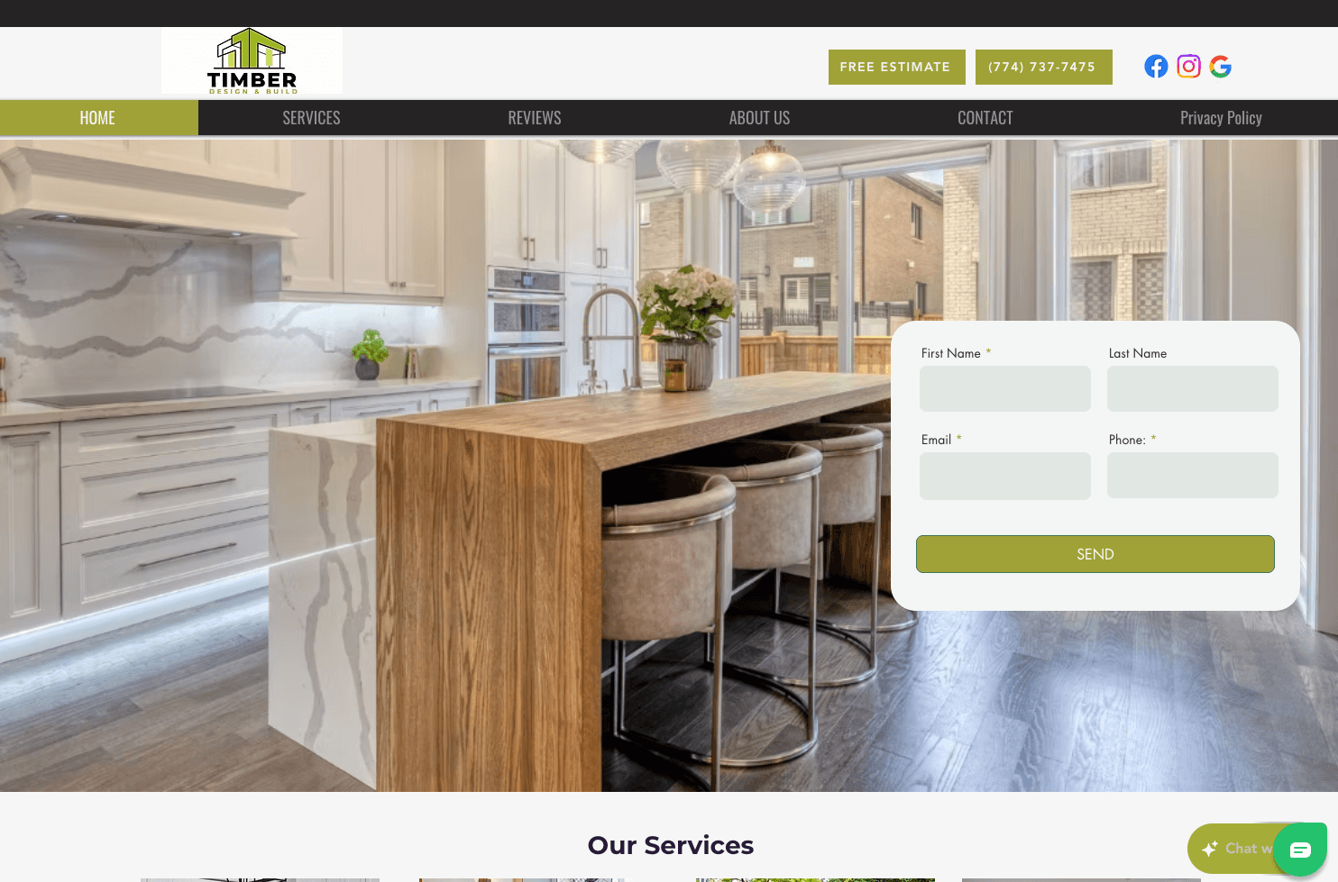 Timber GC website